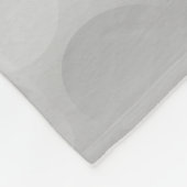 ゴルフボールテクスチャー&クラブイニシャルモノグラム フリースブランケット (角)