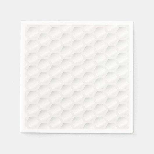 ゴルフボールテクスチャ スタンダードカクテルナプキン (正面)