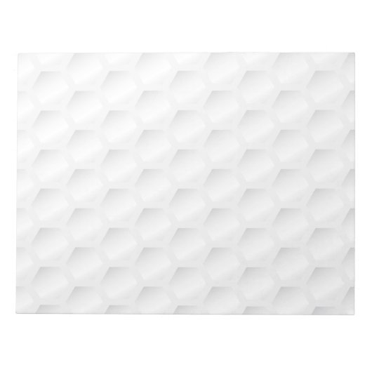 ゴルフボールテクスチャ ノートパッド (正面)