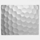 ゴルフボールテクスチャ フリースブランケット (正面(横))