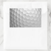 ゴルフボールテクスチャ 長方形シール (バッグ)