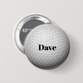 ゴルフボールテンプレート,カスタマイズ, 缶バッジ (正面&裏面)