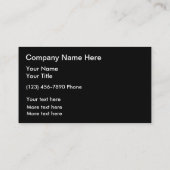 ゴルフボールテーマ 名刺 (裏面)