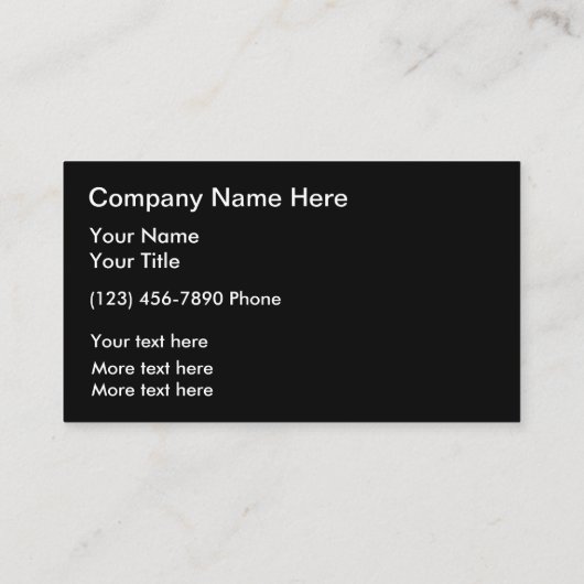 ゴルフボールテーマ 名刺 (裏面)