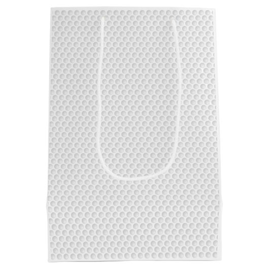 ゴルフボールディンプルを追加した文字モダンスポーツ ミディアムペーパーバッグ (裏面)