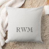 ゴルフボールディンプルゴルファーイニシャルクラシックメモリアル クッション (ブランケット)