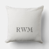 ゴルフボールディンプルゴルファーイニシャルクラシックメモリアル クッション (正面)