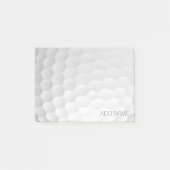 ゴルフボールディンプル付名前をカスタムする ポストイット (正面)