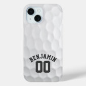 ゴルフボールディンプル(名前をカスタムする番号) Case-Mate iPhoneケース (裏面)