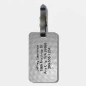 ゴルフボールデザインラゲッジタグ ラゲッジタグ (裏面縦)