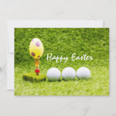 ゴルフボールハッピーイースター（復活卵付き） シーズンカード (正面)