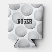 ゴルフボールパターン |プレイヤー名 缶クーラー (正面)