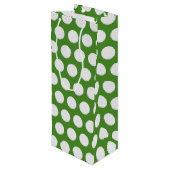 ゴルフボールパターン ワインギフトバッグ (裏面アングル)