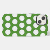 ゴルフボールパターン iPhoneケース (裏面横)