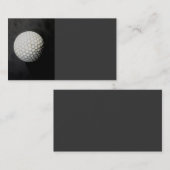 ゴルフボールビジネスカードテンプレートオリジナルphotogra 名刺 (正面/裏面)