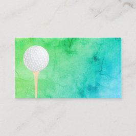 ゴルフボールビジネスカードテンプレート 名刺