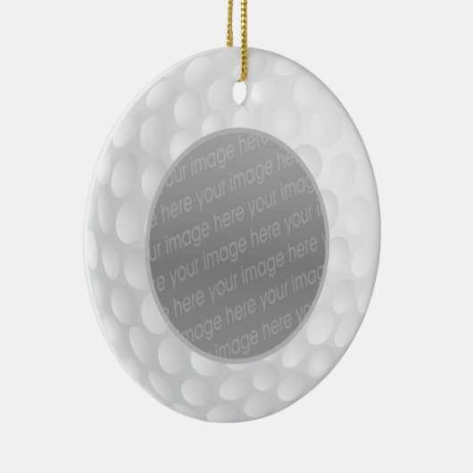 ゴルフボールフォトオーナメント セラミックオーナメント (右)