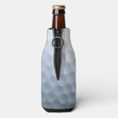 ゴルフボールプリントパターン背景 ボトルクーラー (ボトル裏面)