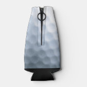 ゴルフボールプリントパターン背景 ボトルクーラー (裏面)