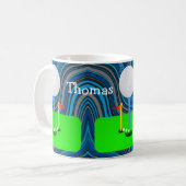 ゴルフボールマグ コーヒーマグカップ (正面左)