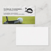 ゴルフボールロゴ |クラブハウス |パター 名刺 (正面/裏面)