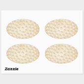 ゴルフボールヴィンテージ 楕円形シール (シート)