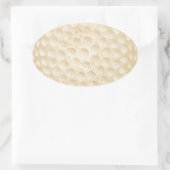 ゴルフボールヴィンテージ 楕円形シール (バッグ)