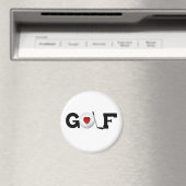 ゴルフボール付きゴルフ マグネット (インサイチュ (食洗機))