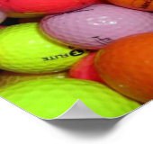 ゴルフボール及びその他のゴルフボール ポスター (角)