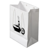 ゴルフボール及びクラブ ミディアムペーパーバッグ (正面アングル)