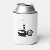 ゴルフボール及びクラブ 缶クーラー (缶裏面)