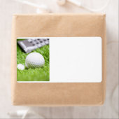 ゴルフボール及びティー差出人住所ラベル ラベル (インサイチュ)