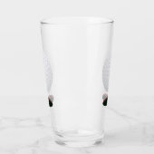 ゴルフボール及びホール用飲みガラス タンブラーグラス (左)