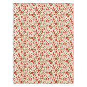 ゴルフボール及びレッドローズ赤いハートゴルフ好きゴルファー テーブルクロス (正面)