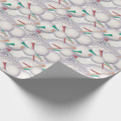 ゴルフボール合成すべての行事ギフトラップ ラッピングペーパー (角)