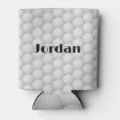 ゴルフボール抽象デザインクーラーボックス 缶クーラー (正面)