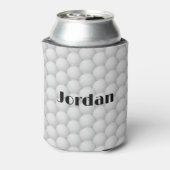 ゴルフボール抽象デザインクーラーボックス 缶クーラー (缶裏面)