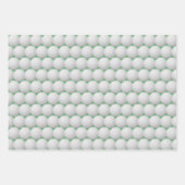 ゴルフボール抽象デザイン包装紙シート ラッピングペーパーシート (正面)