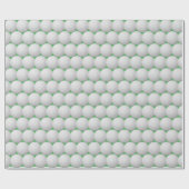 ゴルフボール抽象デザイン包装紙転が ラッピングペーパー (フラット)