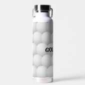 ゴルフボール抽象芸術Thor銅真空絶縁 ウォーターボトル (正面)