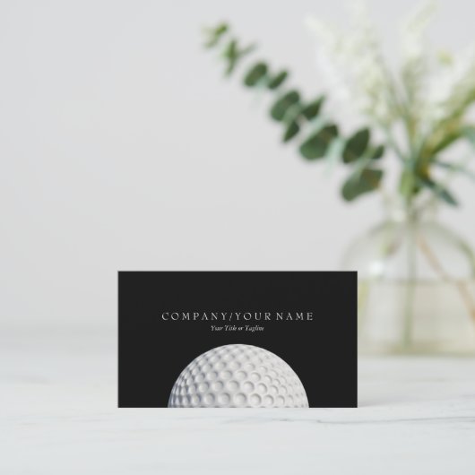 ゴルフボール用名刺 名刺 (スタンド正面)