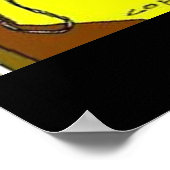 ゴルフボール病院ポスタおもしろいープリント ポスター (角)