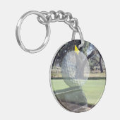 ゴルフボール積層組成物 キーホルダー (正面左)