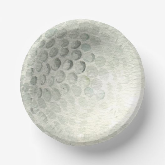 ゴルフボール紙皿 ペーパーボウル (正面)