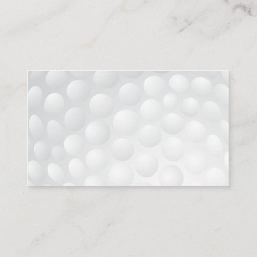 ゴルフボール結婚披露宴エンクロージャ エンクロージャーカード (裏面)