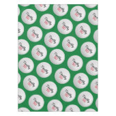 ゴルフボール誕生日パーティー – 50thまたは他の年 テーブルクロス (正面)