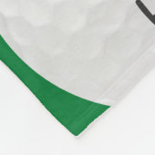 ゴルフボール誕生日パーティー – 50thまたは他の年 フリースブランケット (角)