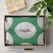 ゴルフボール誕生日パーティー – 50thまたは他の年 薄葉紙 (ギフト)