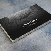 ゴルフボール金属背景プロフェッショナルゴルフ 名刺