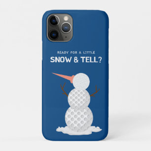ゴルフボール雪だるま iPhone 11 PROケース